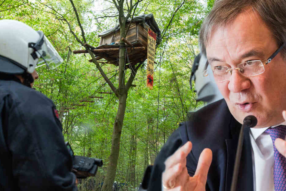 Laschet fordert Besetzer auf, Hambacher Forst zu verlassen