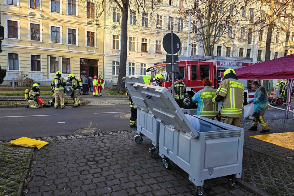 Die Feuerwehr war mit einem Großaufgebot im Einsatz.