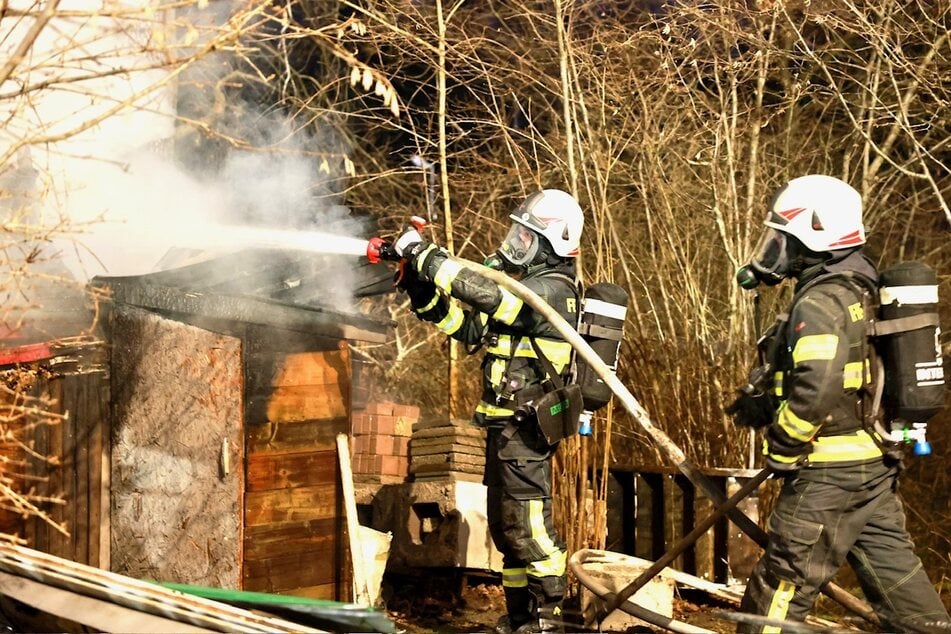 Die Feuerwehr war mit zahlreichen Kräften vor Ort.