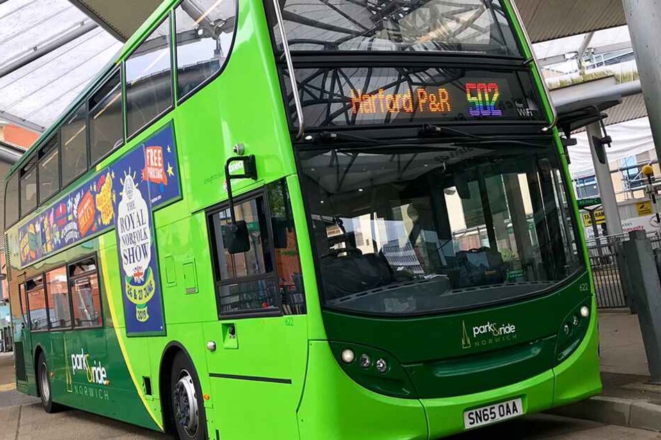 Der Bus der für Aufregung sorgte.