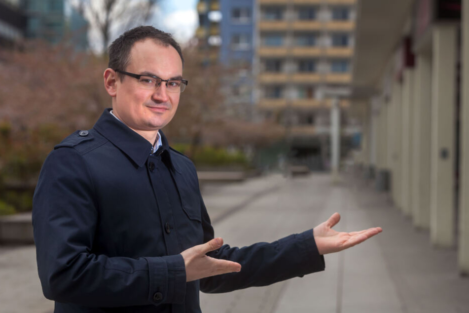Seit 2017 wartet die GGG um Sprecher Erik Escher (37) auf einen Nachmieter für das 470-Quadratmeter-Geschäft in der Webergasse (ehemals "Quartier 29").