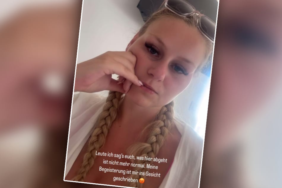Sarah-Jane Wollny (26) machte bei Instagram keinen Hehl aus ihrem Unmut.