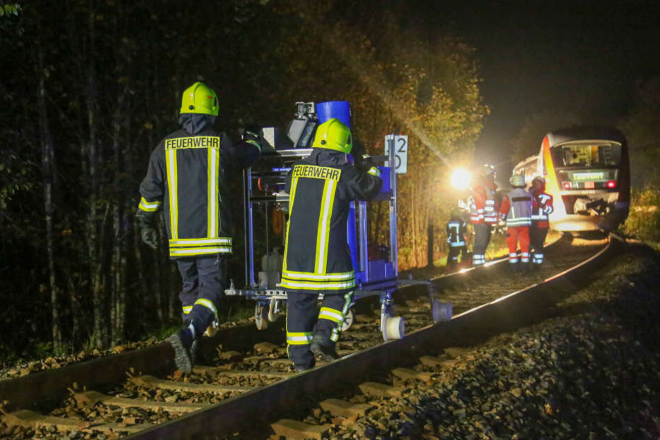 Feuerwehr und Katastrophenschutz vor Ort: Was ist in Scharfenstein passiert?