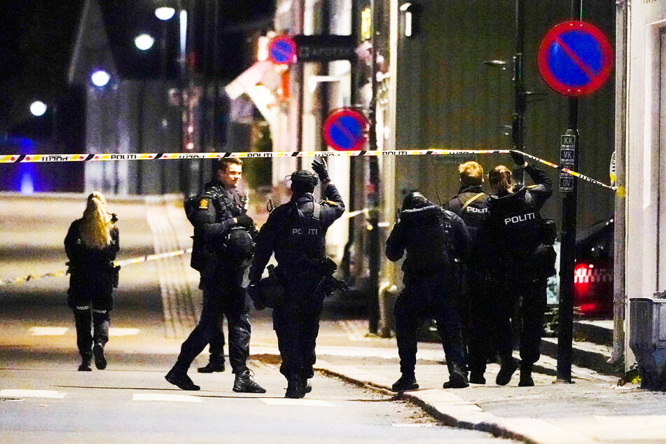 Die Polizei schnappte den Kongsberg-Täter noch in der Nacht.