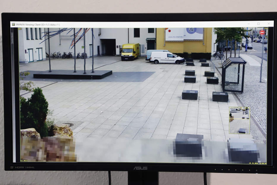 Videobeispiel- Originalbild, Entfernung 85 Meter, Objekt kann auf 85 Meter herangezoomt werden.