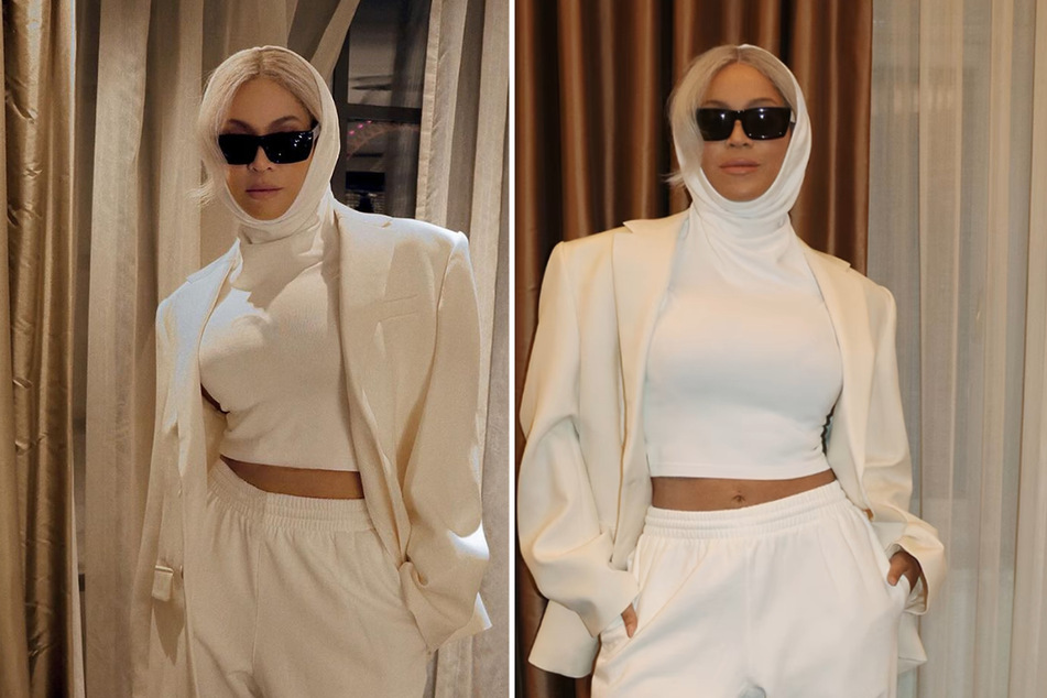 Beyoncé shut down her critics with a stylish all-white ensemble in London.