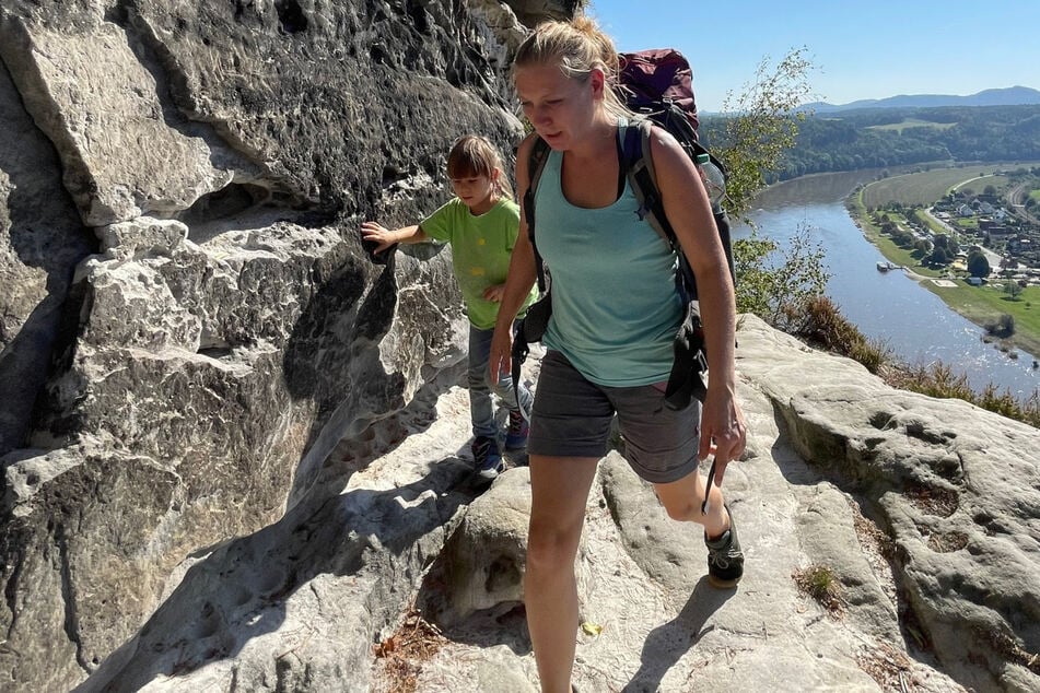 Die 34-Jährige will ihren Kindern das Klettern und Wandern näherbringen.