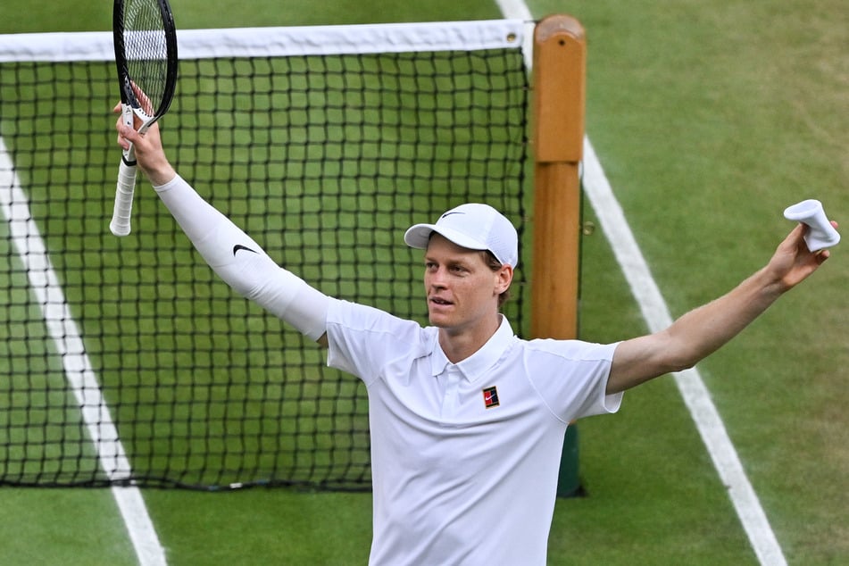 Jannik Sinner (pictured) downed Carlos Alcaraz on Sunday to win his first Wimbledon title, gaining sweet revenge for his painful defeat in the French Open final.