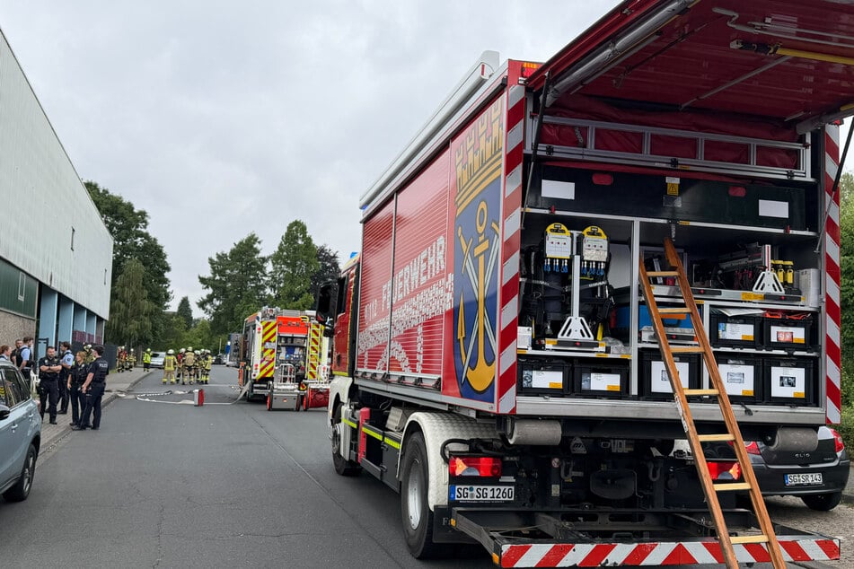 Die Feuerwehr war mit starken Kräften im Einsatz.