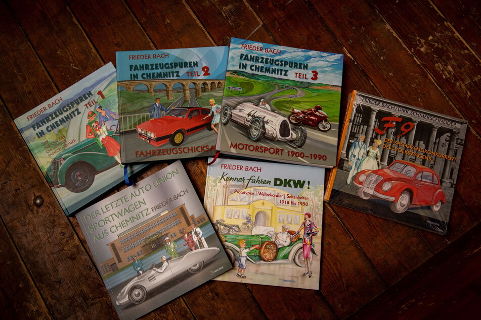 In seinem Leben schrieb der "DKW-Papst" zahlreiche Bücher zur Chemnitzer Fahrzeuggeschichte.