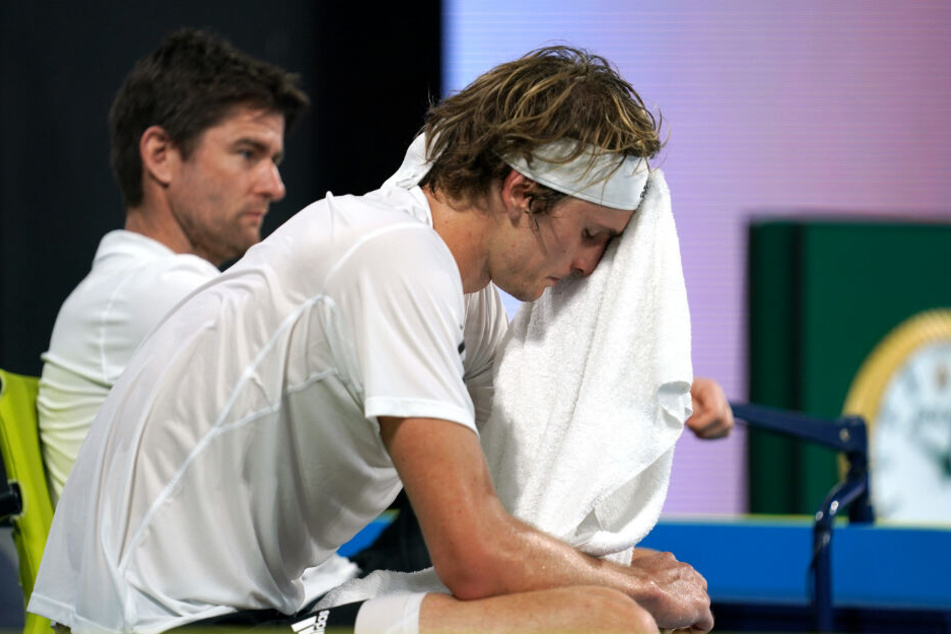 Alexander Zverev konnte die Niederlage nicht fassen.