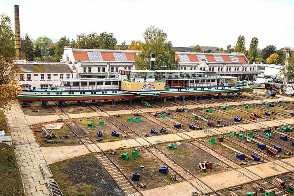 Das Werftgrundstück an der Elbe ist attraktiv für Investoren.