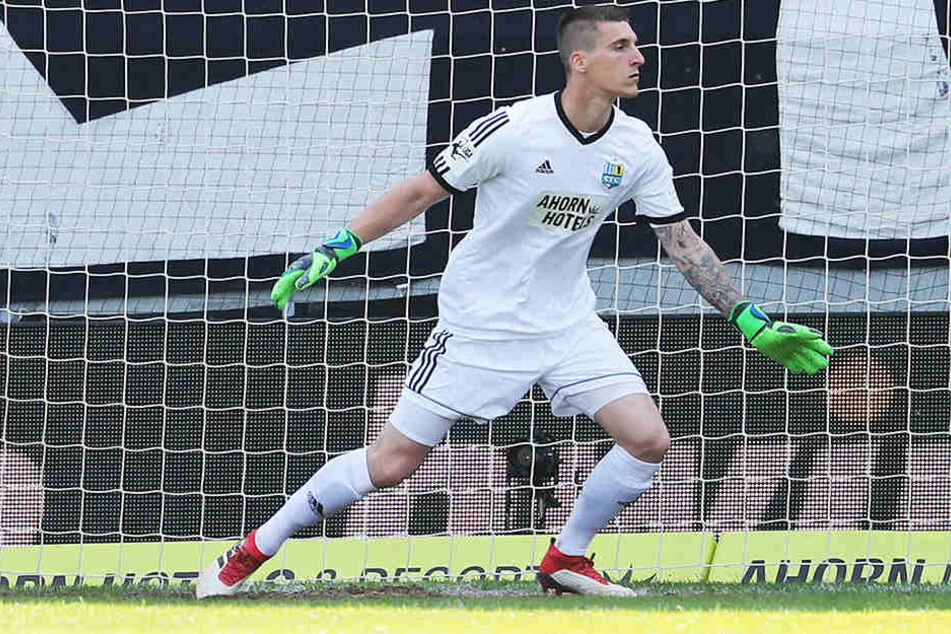 Zweimal musste Keeper Kevin Kunz den Ball gegen Münster aus dem Netz holen, dabei ging der erste Gegentreffer klar auf seine Kappe.
