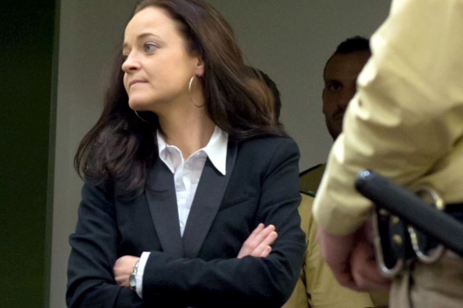 Beate Zschäpe am ersten NSU-Prozesstag im Mai 2013.