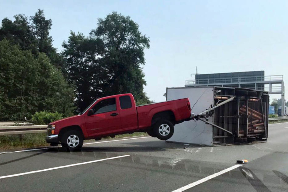 Der Pickup wurde aufgestemmt.