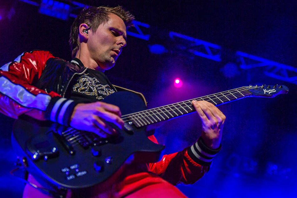 Matthew Bellamy, Gitarrist und Sänger der britischen Band Muse, beim Reeperbahnfestival in Hamburg 2018.