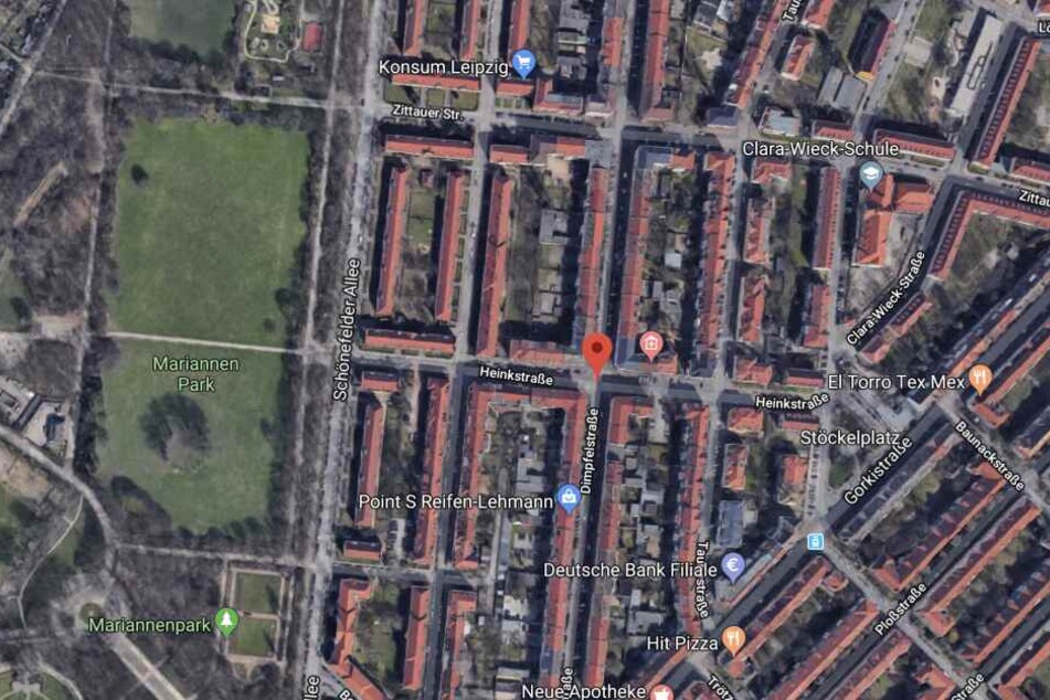 Unweit des Mariannenparks im Leipziger Osten ereignete sich der Diebstahl.