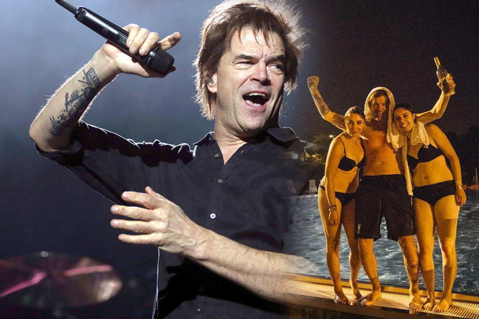 Campino brauchte nach seinem Konzert offenbar eine Abkühlung.