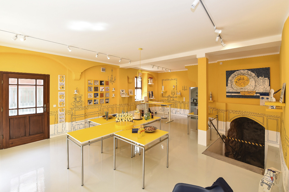 In der Görnische Gasse 37 in Meißen hat Olaf Fieber sein Atelier eröffnet.