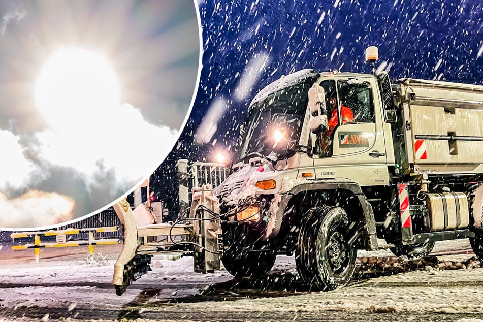 Dabei ist der Sommer noch gar nicht vorbei! AWB-Fahrzeuge starten in den Winterdienst