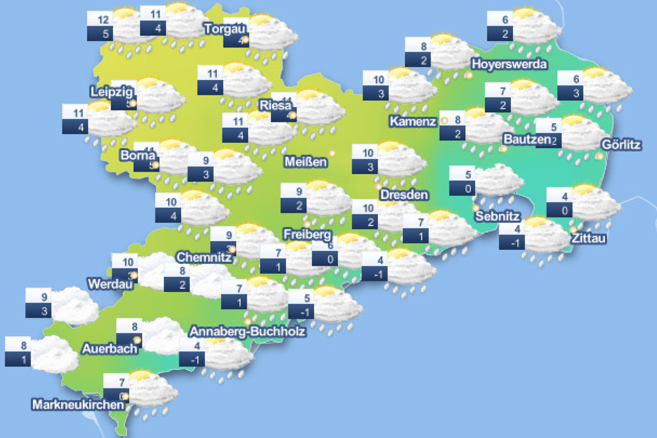 Gewitter, Schnee und Sturm - besonders im Bergland wird das Wetter ungemütlich.