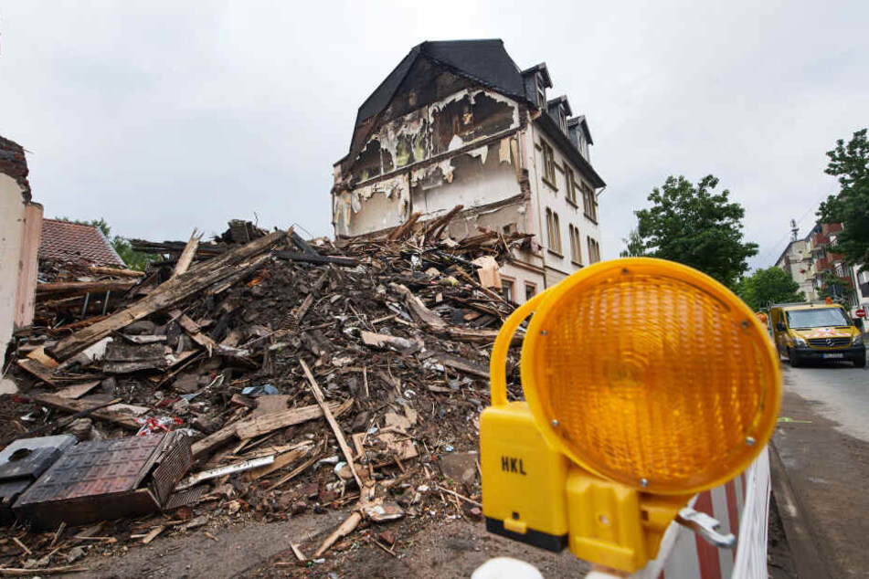Das komplette Haus in Wuppertal wurde bei der Detonation zerstört.