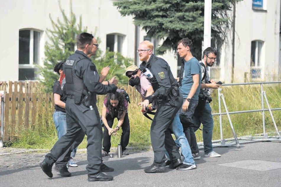 Rund 1 400 Beamte waren am Samstag und Sonntag im Einsatz.
