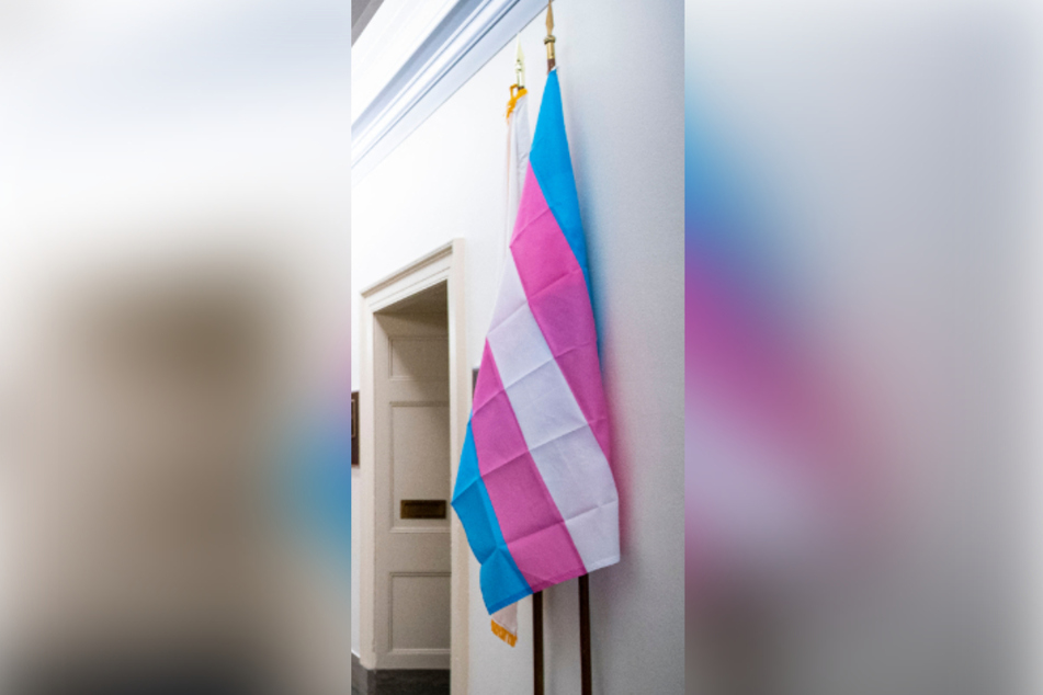 The transgender flag represents