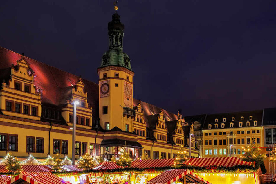 Vor allem in der Weihnachtszeit ist das Zentrum Leipzigs eine Schau!