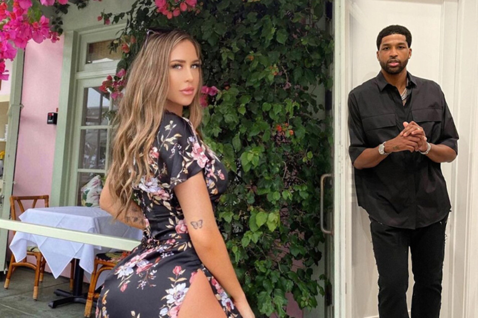 Maralee Nichols (l.) has broken her silence regarding her previous relationship with Tristan Thompson (r.)