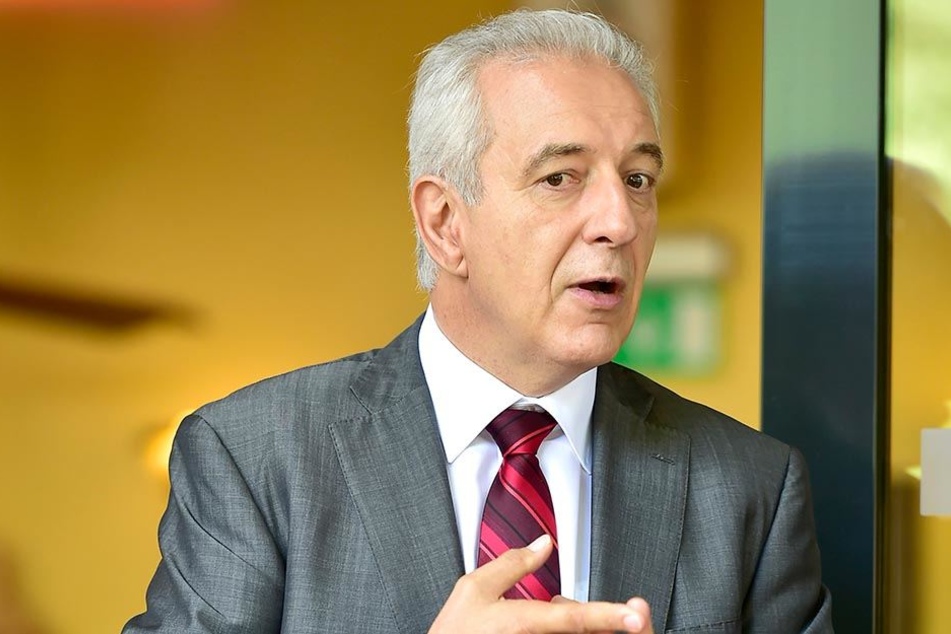Ministerpräsident Stanislaw Tillich (58, CDU) kam zur Wahlkampfunterstützung nach Chemnitz.