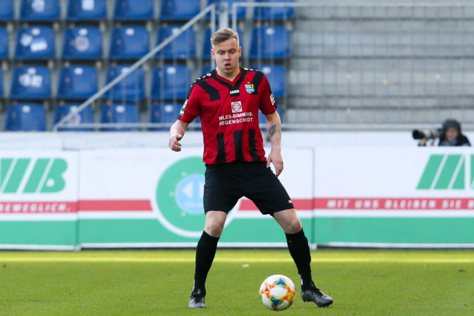In der ersten Halbzeit stand erstmals Last-Minute-Neuzugang Lennard Maloney für den Chemnitzer FC auf dem Platz.