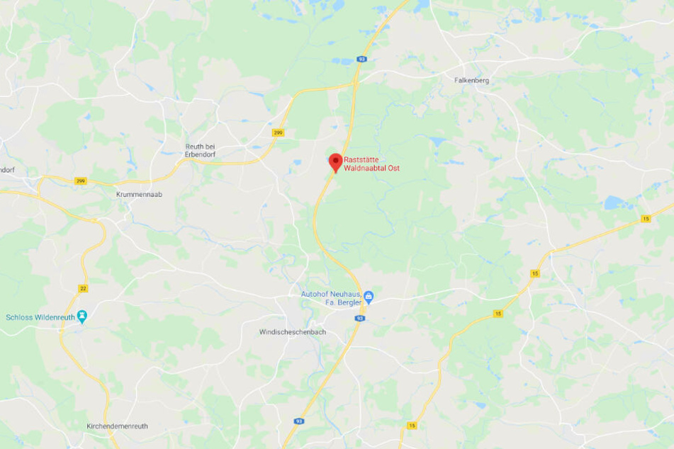 Der Vorfall ereignete sich auf der Rastanlage Waldnaabtal-Ost.