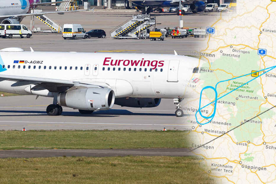 Eurowings von Dresden nach Stuttgart: Was ist mit diesem Flieger los?