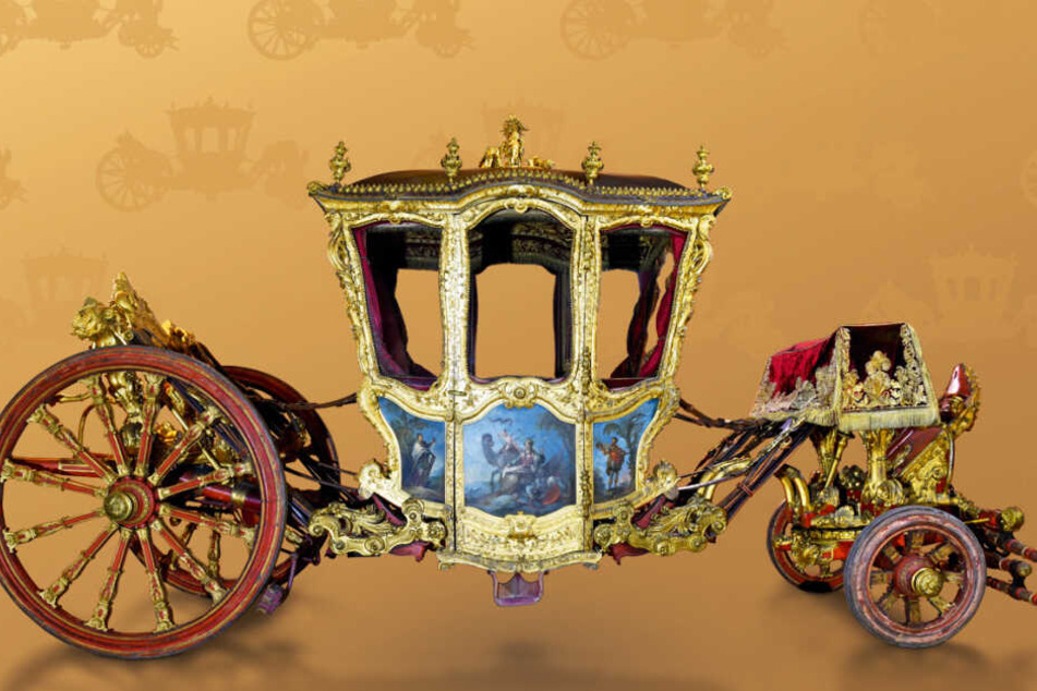 Die Grande Carrosse von 1720 wird das Highlight der Ausstellung im Verkehrsmuseum.