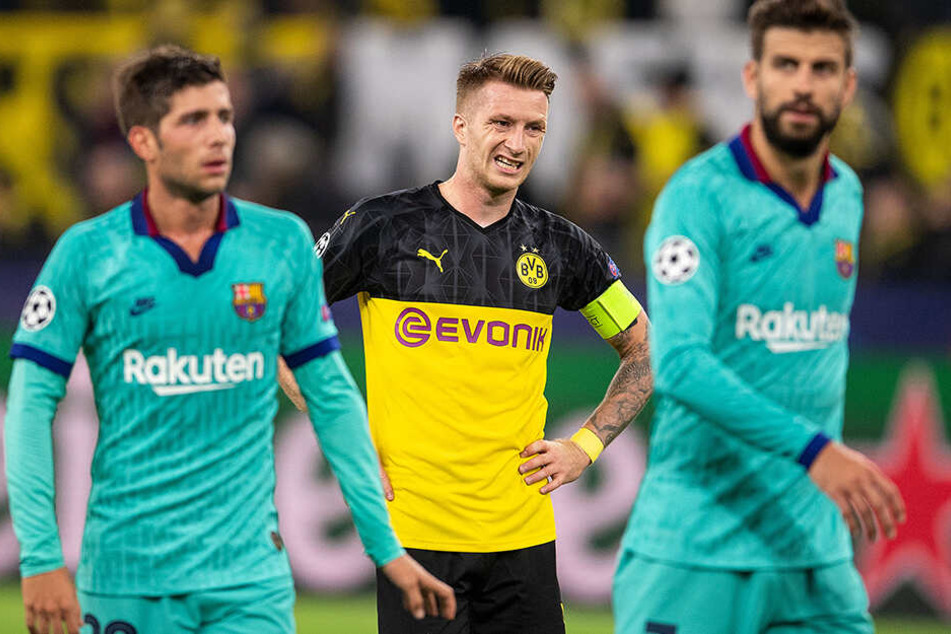 Nationalspieler Marco Reus hatte gleich mehrfach den Dortmunder Sieg auf dem Schlappen.
