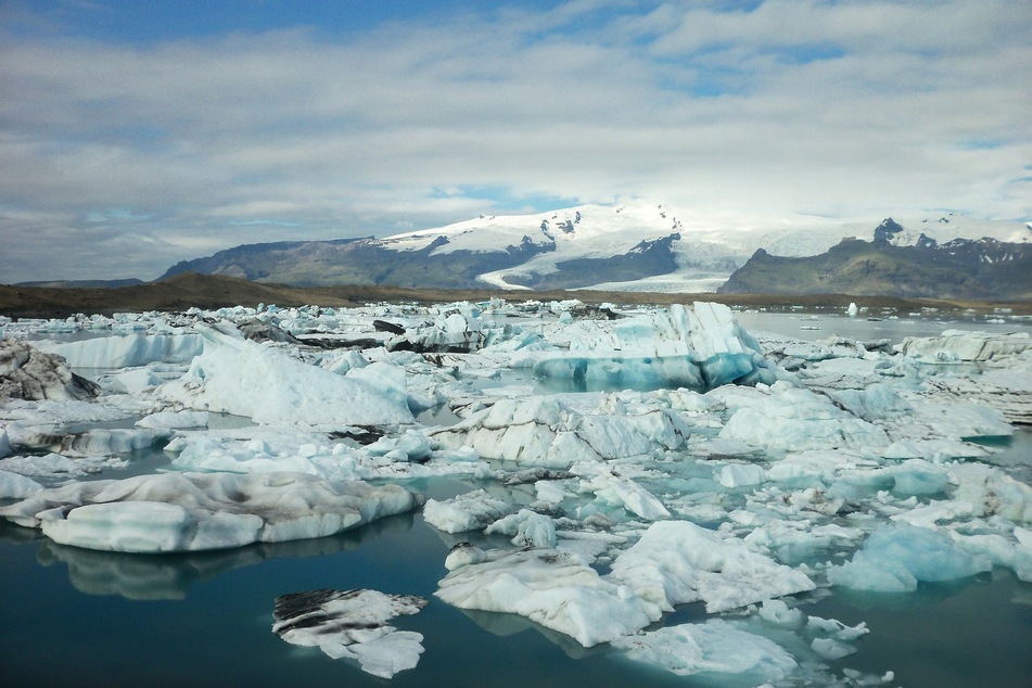 A study out Monday shows that the melting of the polar ice caps is causing our planet to spin more slowly, increasing the length of days at an "unprecedented" rate (stock image.)