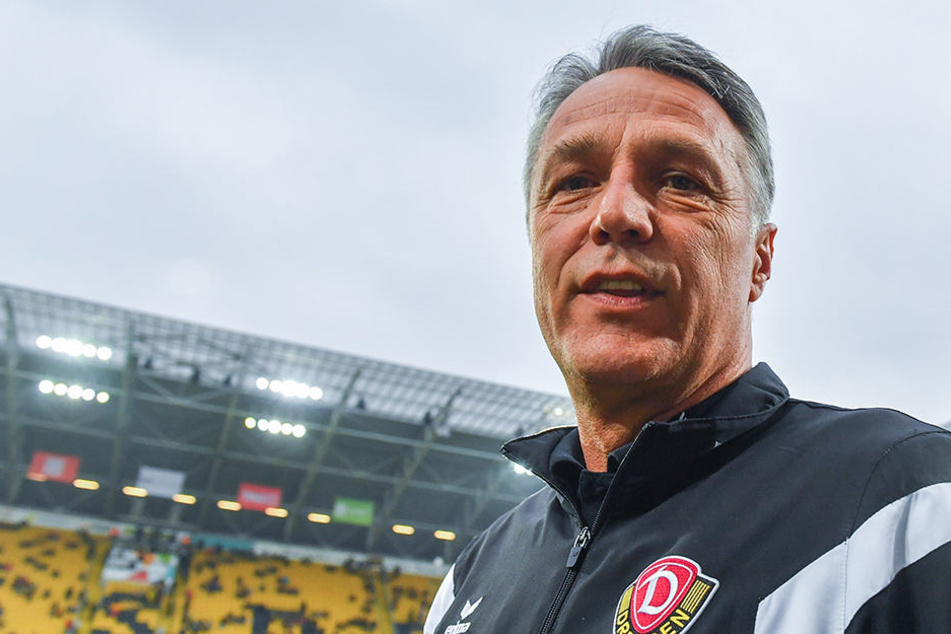 Trainer Uwe Neuhaus kann stolz auf die letzten beiden Jahren zurückblicken. Unter ihm ging es mit Dynamo stetig bergauf, auch wenn er immer wieder Leistungsträger ziehen lassen musste.