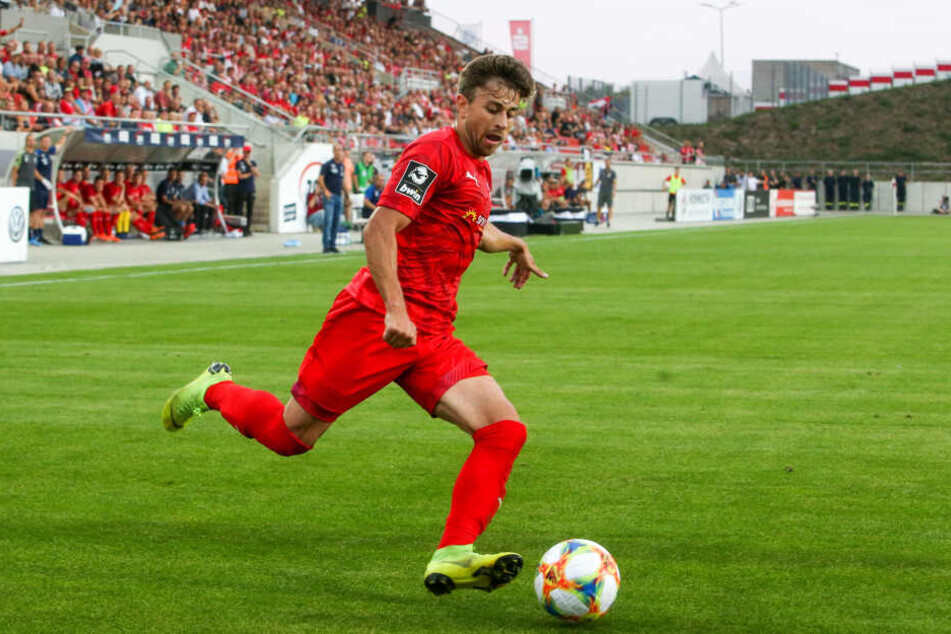 Der kanadische Nationalspieler Marcus Godinho im Spiel gegen Kaiserslautern in Aktion.