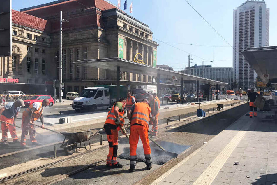 Am Leipziger Hauptbahnhof wird fleißig gebaut. Am Montag, den 16. September, startet die zweite Phase.