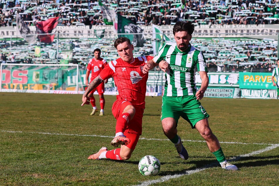 Die BSG Chemie Leipzig war bemüht, konnte aber offensiv nicht genug Akzente setzen.