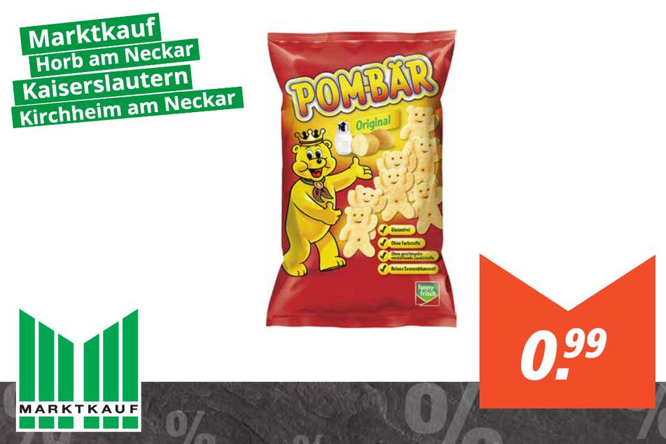 Funny-Frisch Pom-Bär
Original für 0,99 Euro