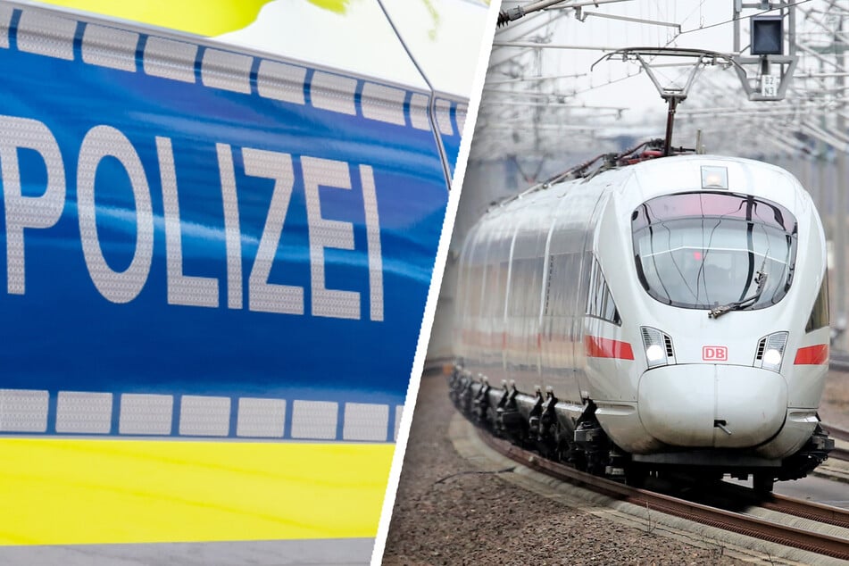 Bislang Unbekannte haben Schottersteine auf einem Gleis bei Dresden-Reick platziert, die letztlich einen ICE beschädigten. Die Polizei sucht nach Zeugen. (Symbolfotos)