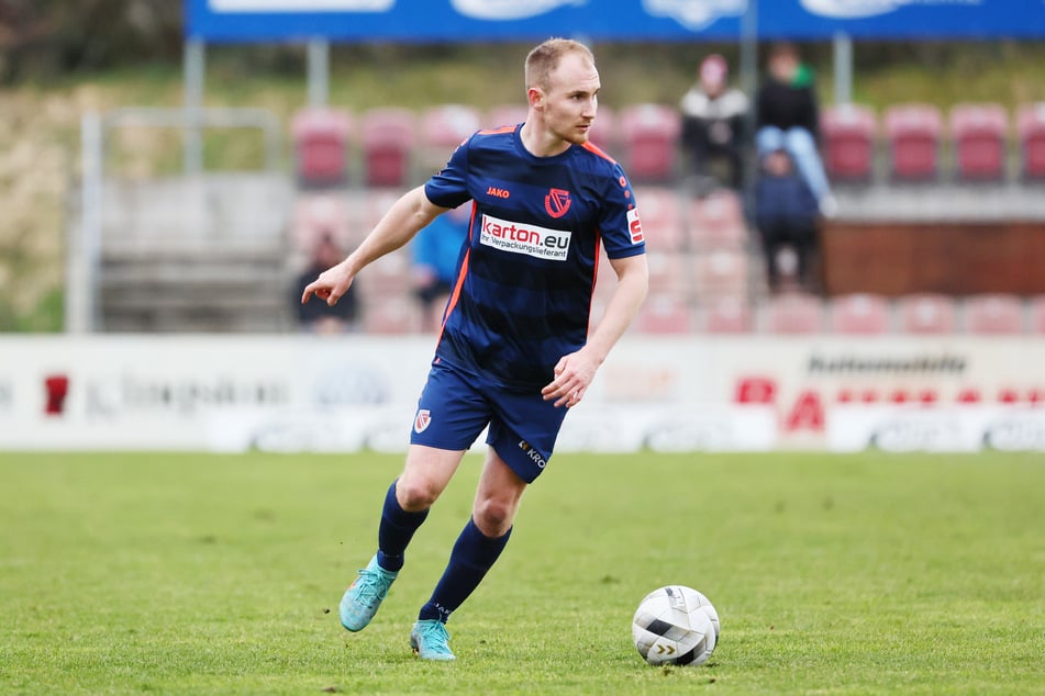 Routinier Tobias Hasse (30), hier noch im Cottbus-Trikot, soll in Babelsberg vorangehen. (Archivbild)