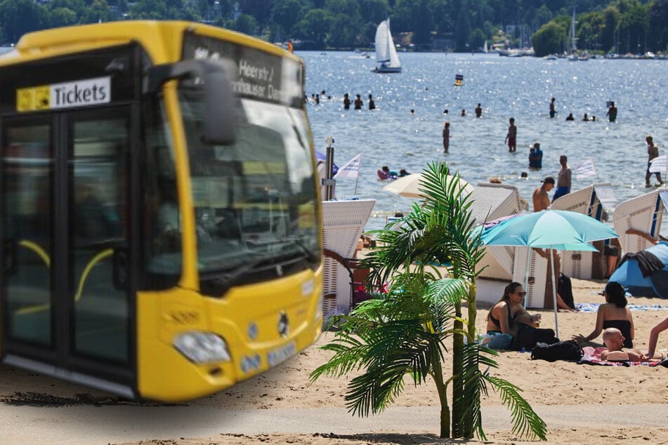 Berlin: Bäderbusse am Start: "Pack die Badehose ein, nimm Dein kleines Schwesterlein und dann ..."