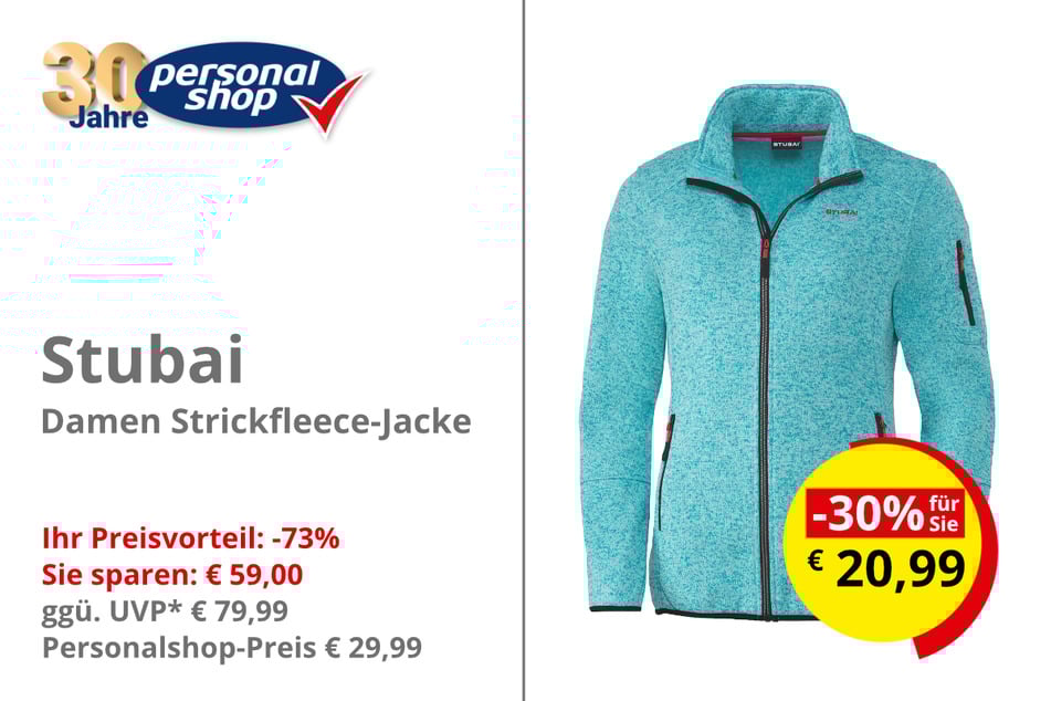 Stubai Damen Strickfleece-Jacke