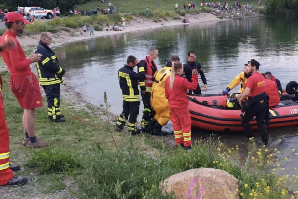 In der Mitte des Sees war der 26-Jährige untergegangen.