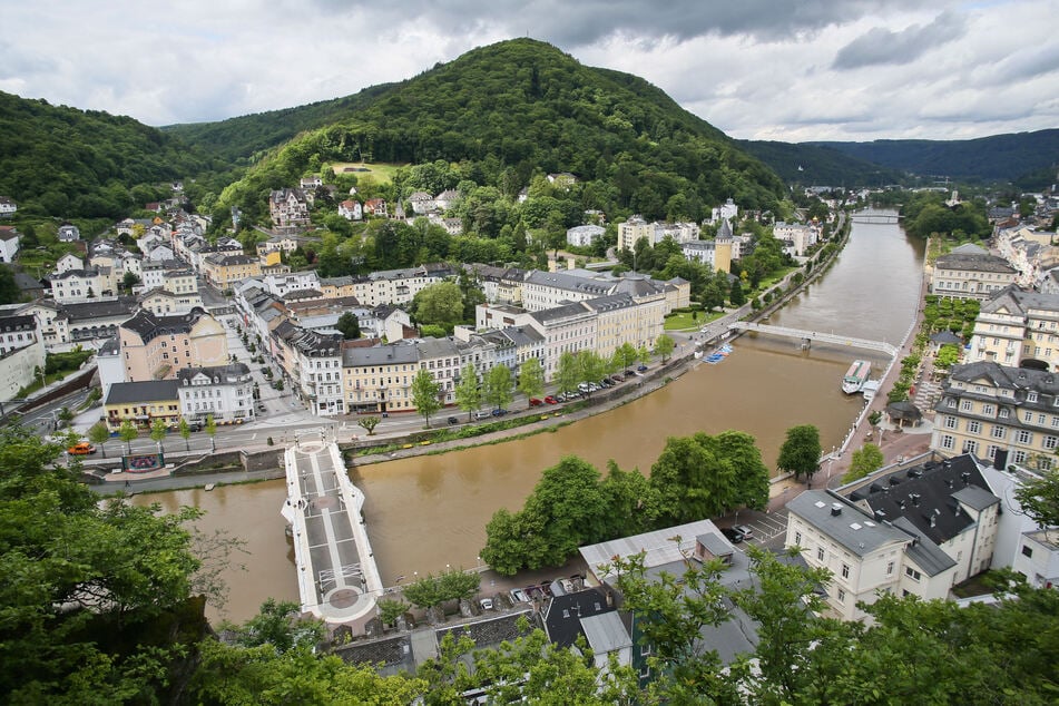 Der Kurort Bad Ems in Rheinland-Pfalz.