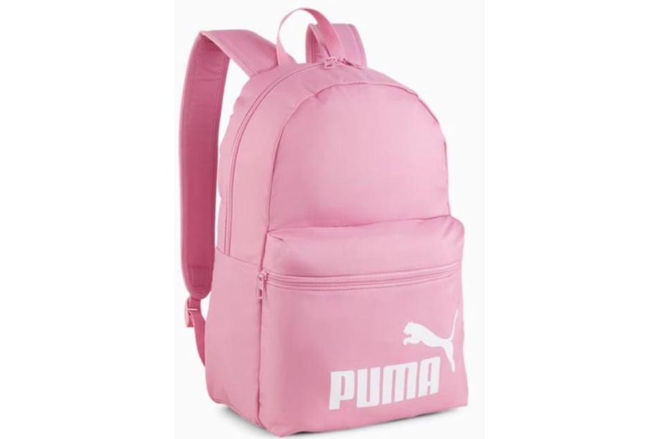 Das Mädchen soll diesen rosafarbenen Rucksack der Marke "Puma" bei sich führen.