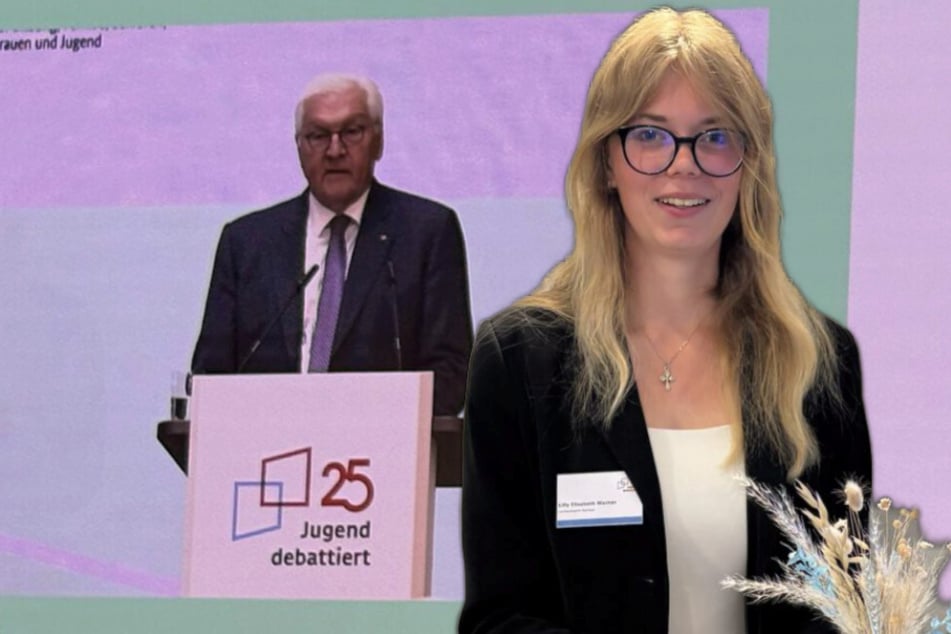 Leipzig: Steinmeier hört zu: Sächsische Quasselstrippe liefert im Bundesfinale ab
